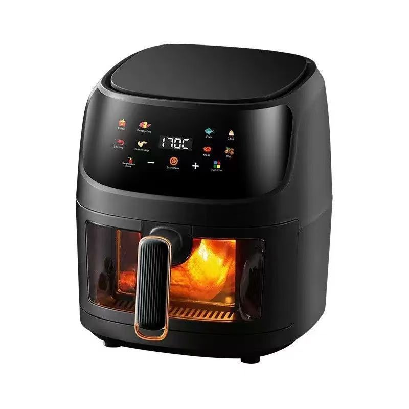 8L Air Fryer Digital Air Fryer Large Capacity Air Fryer Healthy Cooking - White - Size 01