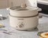Electric Stew Pot Slow Cooker Multi-Cooker Adjustable Temperature Versatile - Apricot color - Size 01