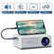 LED Projector Australia Home Cinema Projector Portable Mini Projector Built-In - White - Size 01