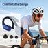 Sports Wireless Earbuds Running Ear-Hooks Pure Bass Earphones Dual LED Display - Black - Size 01