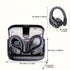 Sports Wireless Earbuds Running Ear-Hooks Pure Bass Earphones Dual LED Display - Rose gold - Size 01