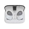 Sports Wireless Earbuds Running Ear-Hooks Pure Bass Earphones Dual LED Display - White - Size 01