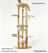 Classic Solid‑Wood Cat Tree