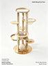 Classic Solid‑Wood Cat Tree