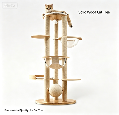Acrylic Space Capsule Cat Tree