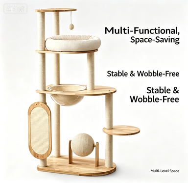 Compact Urban Cat Tree