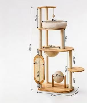 Compact Urban Cat Tree