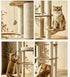 Scandinavian Gray Felt Cat Tree (Large)