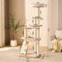 Scandinavian Gray Felt Cat Tree (Large)