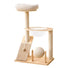 Rubber Wood & Acrylic Cat Tree (Standard)