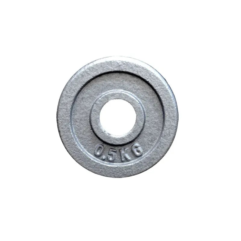 0.5kg Cast Iron Standard Weight Plate, 29mm Centre Hole, Hammertone Finish, x1