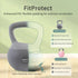 10KG Soft Kettlebells with Cushioned Impact-Resistant Base