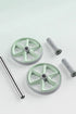 Deluxe Double Wheel Ab Roller, Core Trainer with Non-Slip Grips for Home Workout