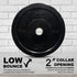 JFIT Black Olympic Bumper Plate 10LB 25LB 35LB 45LB — 45LB/20KG