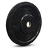 JFIT Black Olympic Bumper Plate 10LB 25LB 35LB 45LB — 45LB/20KG