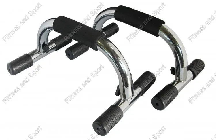 Push Up Bars Pair Non-Slip Foam Grip Home Gym Strength Training Workout Stands