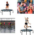 JOINFIT Foldable Mini Trampoline Rebounder with Adjustable Bar, Bungee Ropes