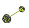 NEW 20KG Aerobic Barbell Set | Black & Green Tri Grip Plate