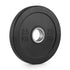 Black Olympic Bumper Plates 2.5kg Pair, 50mm Steel Hole, Solid Rubber, 200mm