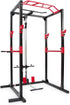 Power Cage Multifunction Rack with Lat Pulldown, Low Row, Pull-Up Bar & J-Hooks