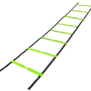 Adjustable Agility Speed Ladder 4m with Carry Bag, Flat Rungs, Footwork Training