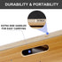 Wooden Slant Board Adjustable Incline Calf Stretcher, 5 Angles, 204kg Capacity