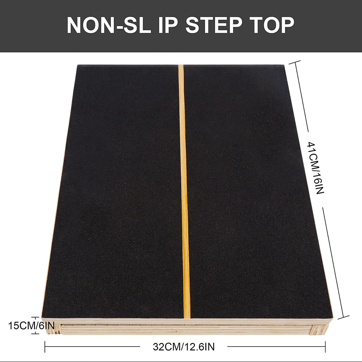 Wooden Slant Board Adjustable Incline Calf Stretcher, 5 Angles, 204kg Capacity