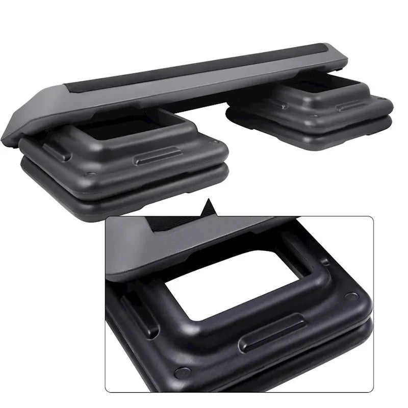 Commercial Aerobic Step – 5 Level Fitness Platform with 8 Blocks