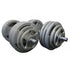 90kg Adjustable Dumbbell Set, Hammertone Grip Plates, Chrome Spin-Lock Handles