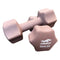Pair of 9kg Neoprene Dumbbells, Cast Iron Core, Hex Anti-Roll, Non-Slip Grip