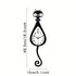 Black Cat-Shaped Clock Home Decor Clock Unique Wall Clock High-Quality Clock Cat