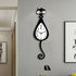 Black Cat-Shaped Clock Home Decor Clock Unique Wall Clock High-Quality Clock Cat