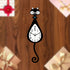 Black Cat-Shaped Clock Home Decor Clock Unique Wall Clock High-Quality Clock Cat