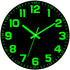 Black Glow In The Dark Wall Clock Silent Wall Clock Australia Modern Home Decor Clock