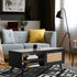Tulum Rattan Coffee Table Storage Drawer Furniture Wooden Black