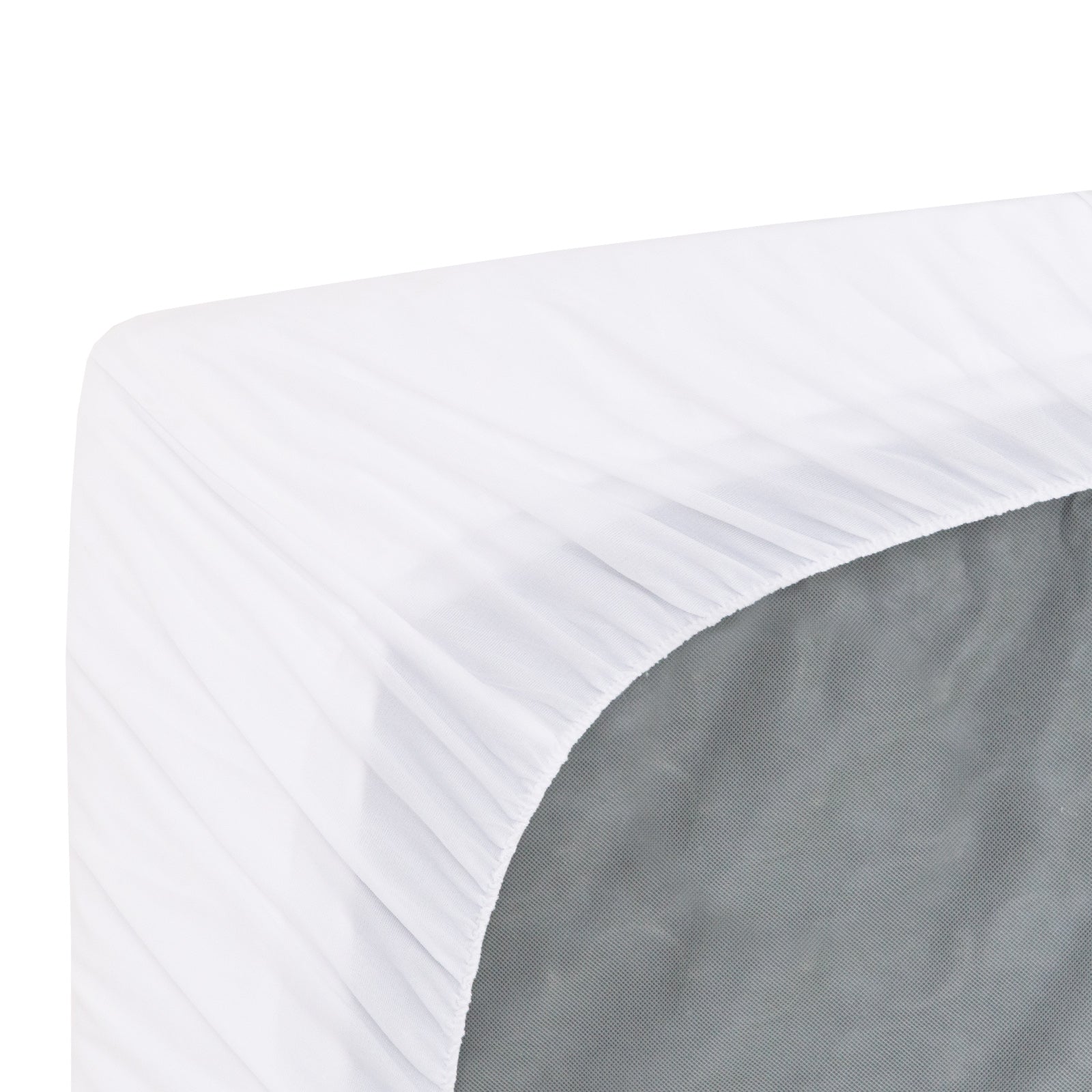 1000GSM Luxury Bamboo Covered Mattress Topper Ball Fibre Gusset - Single - White