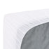 1000GSM Luxury Bamboo Covered Mattress Topper Ball Fibre Gusset - Single - White