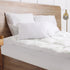 1000GSM Luxury Bamboo Covered Mattress Topper Ball Fibre Gusset - King - White