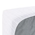 1000GSM Luxury Bamboo Covered Mattress Topper Ball Fibre Gusset - King - White