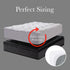 1000GSM Luxury Bamboo Covered Mattress Topper Ball Fibre Gusset - King - White