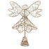 Santa's Helper Christmas Tree Angel Topper - Elegant Ornament for Festive Trees
