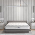 Comforpedic Mattress 5 Zone Medium Support Foam Bonnell Spring 21CM - Queen - White  Black