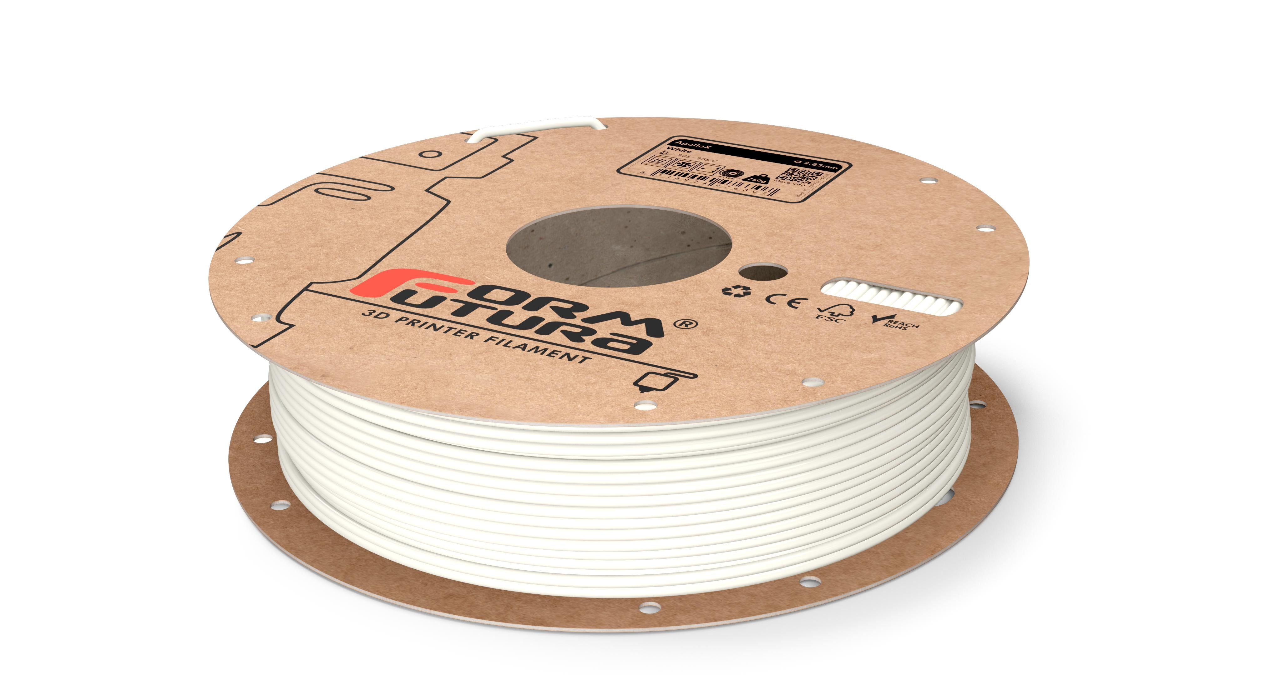 ASA Filament ApolloX 1.75mm White 2300 gram 3D Printer Filament