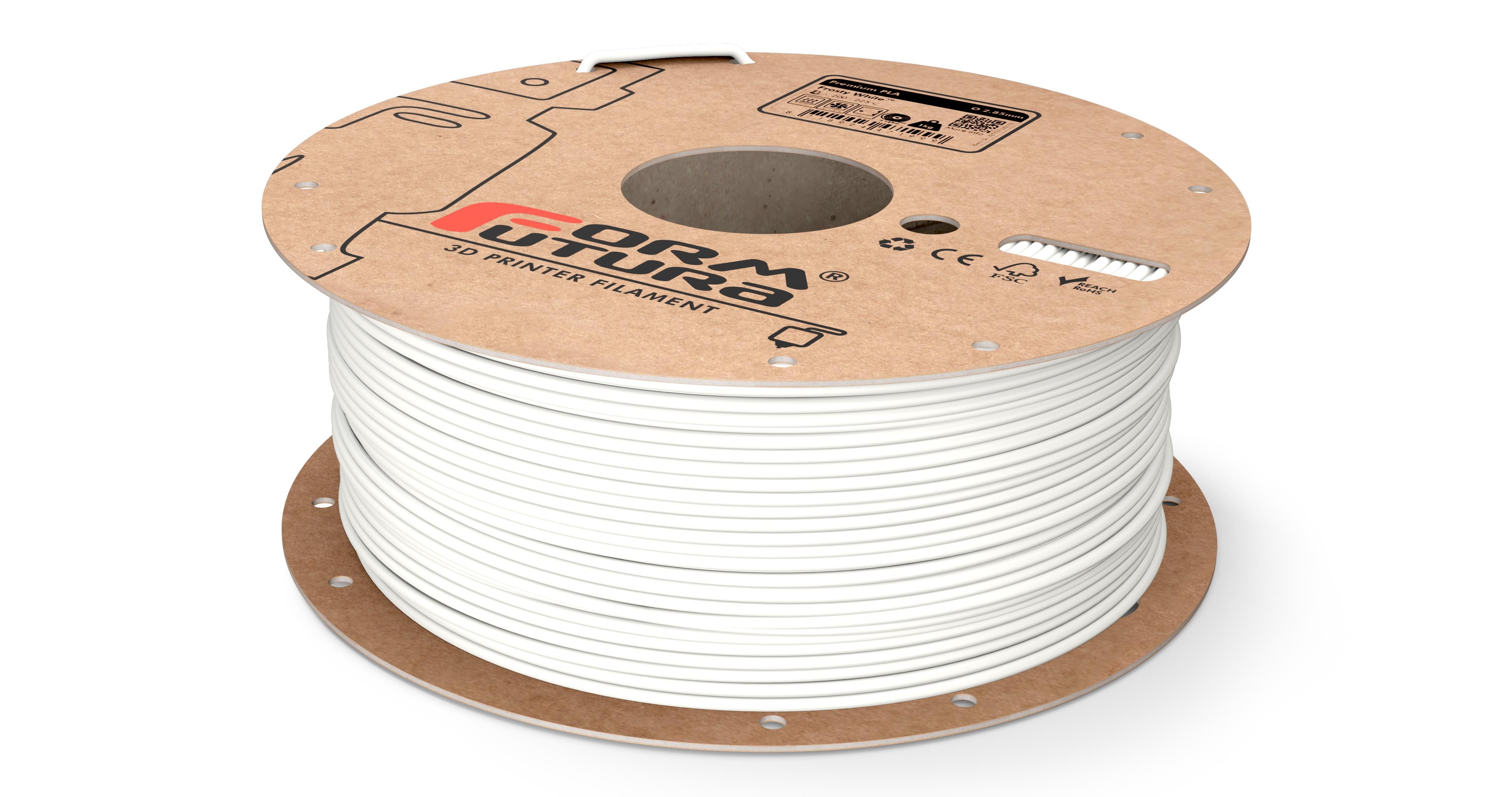 PLA 3D Printer Filament Premium PLA 2.85mm Frosty White 8000 gram On Demand