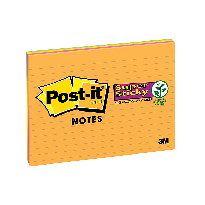 POST-IT 6845-SSPL Lned 203X152 Pack of 4