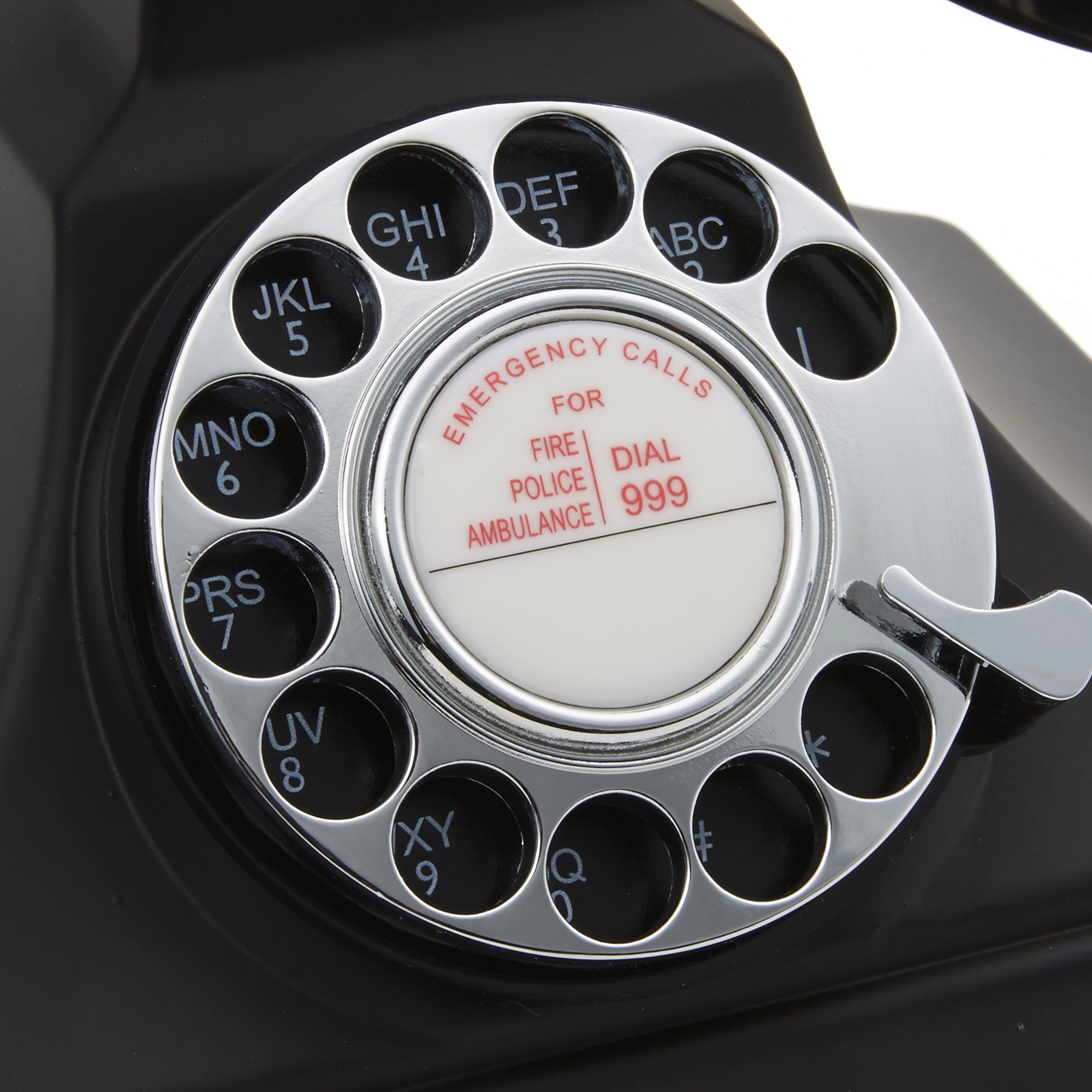 GPO RETRO GPO 200 ROTARY TELEPHONE - BLACK