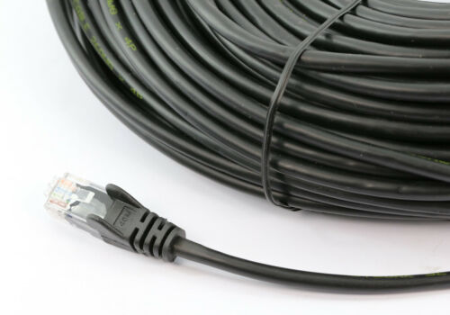 8WARE Cat6a UTP Ethernet Cable 20m SnaglessÂ Black