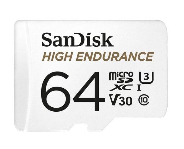 64GB High Endurance micro SDXC V30 u3 C10 UHS-1 100MB/s R 40MB/s W SD Adaptor Android Smartphone Action Camera Drones