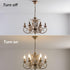 French Country Chandelier, 6 Lights, Rustic