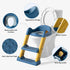 Potty Training Seat Step, Stool Ladder, Kids Boys Girls (Yellow)